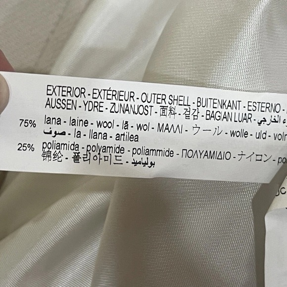 ZARA MANTECO WOOL TRENCH COAT  COLLECTION NWT XXL - XL cream Open Front Belted - Picture 15 of 15